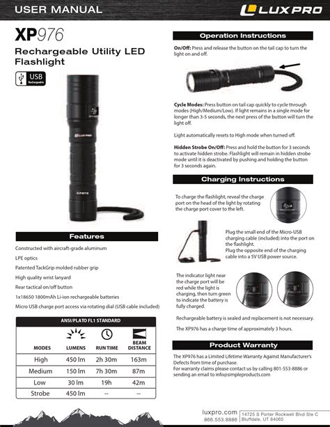 lux pro flashlight|luxpro flashlight manual.